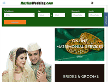 Tablet Screenshot of muslimwedding.com